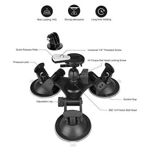 THREE-LEG SUCTION CUP STABILIZATION BRACKET