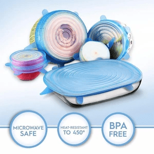 STRETCH LID FOOD COVER (6PCS)