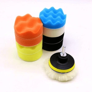 CAR POLISHING AND WAXING SPONGE SET ( 11 pcs )