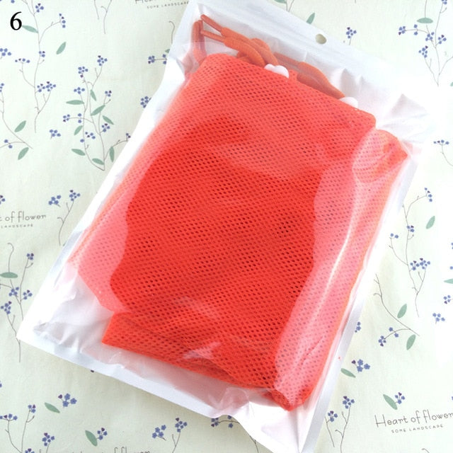 ADJUSTABLE MESH POLYESTER CAT SHOWER BAG