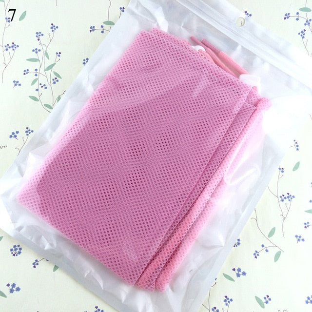 ADJUSTABLE MESH POLYESTER CAT SHOWER BAG